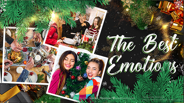 Family New Year Slideshow Openers template preview