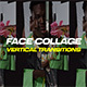 Vertical Face Collage Transitions | Dynamic Portrait Reveal Pack - VideoHive Item for Sale