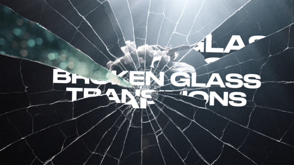Broken Glass Transitions Elements template preview