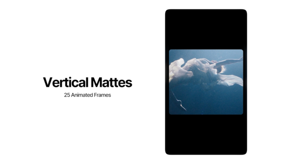 Vertical Mattes Elements template preview