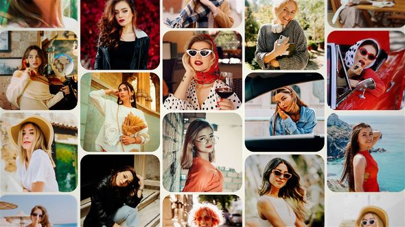 Mosaic Logo Intro Openers template preview