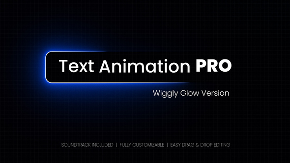 Text Animation AE Titles template preview