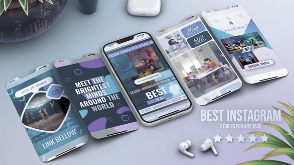 Instagram Video Displays template preview