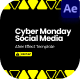Cyber Monday Social Media After Effect - VideoHive Item for Sale
