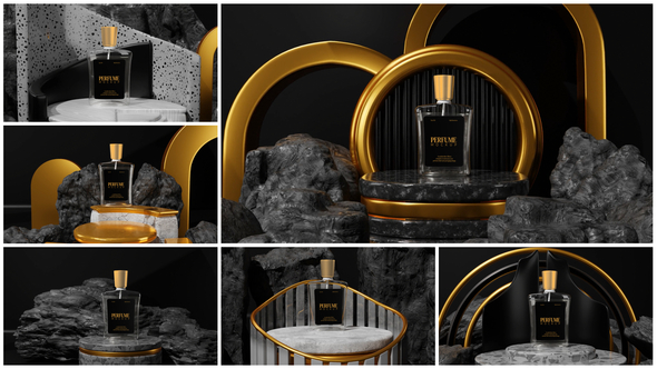 Perfume Mockup Product Promo template preview