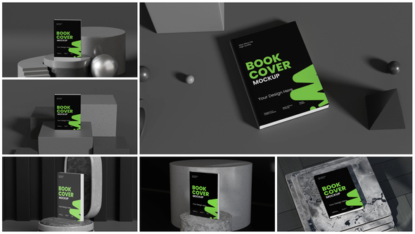 Book Cover Mockup Product Promo template preview