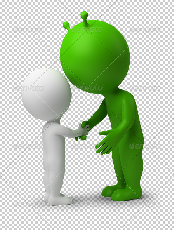 3d small people clip art