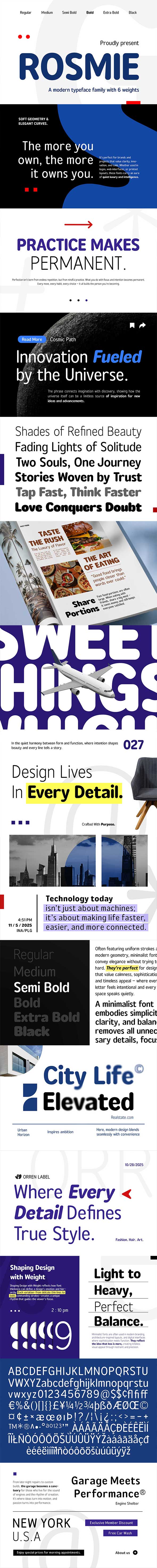 Rounded Sans Family – Rosmie