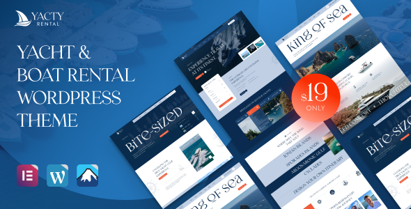 Yacty – Yacht & Boat Rental WordPress Theme