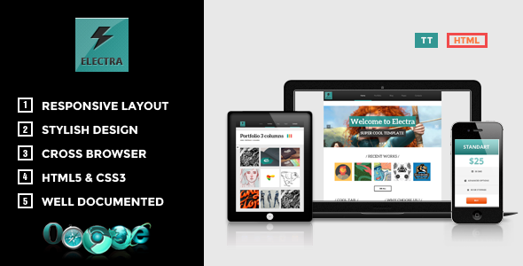 Electra - Responsive Multi-Purpose HTML Theme - Creative Site Templates
