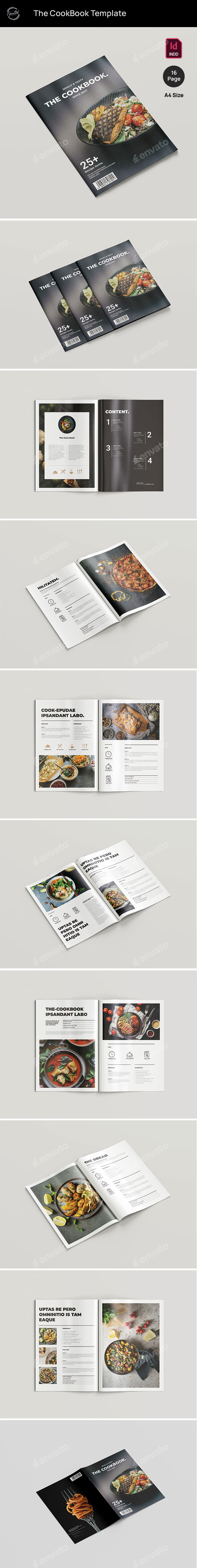 The CookBook Brochure Template