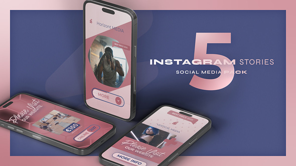 Fashion Vertical Reels Video Displays template preview