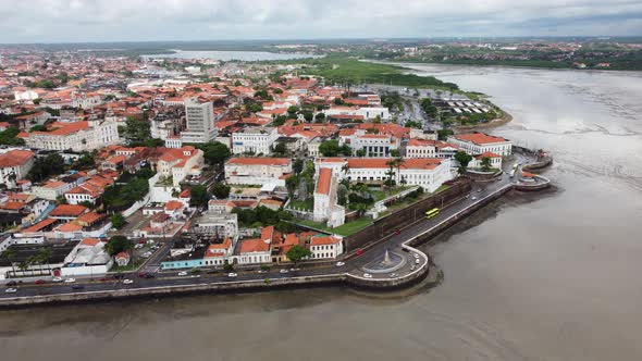 Sao Luis Maranhao at Northeast Brazil. Landmark of historic city. alt