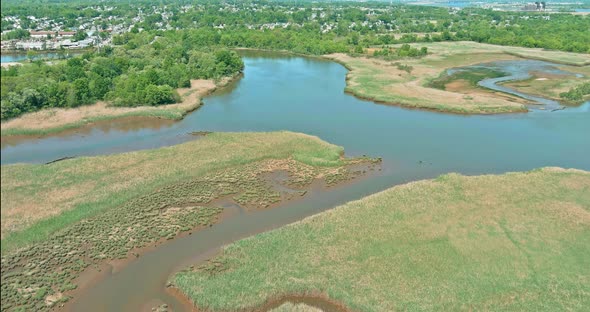 A River Mouth in a Small Sayreville Town of US alt