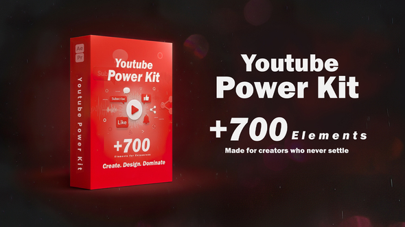 Youtube Power Kit V1 (AE + PR) broadcast-packages template preview