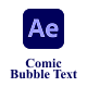 Unfold Comic Bubble Text - VideoHive Item for Sale
