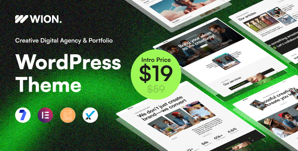 Wion – Creative Agency & Portfolio WordPress Theme