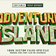 Adventure Island 3d Text - Editable Text Effect 