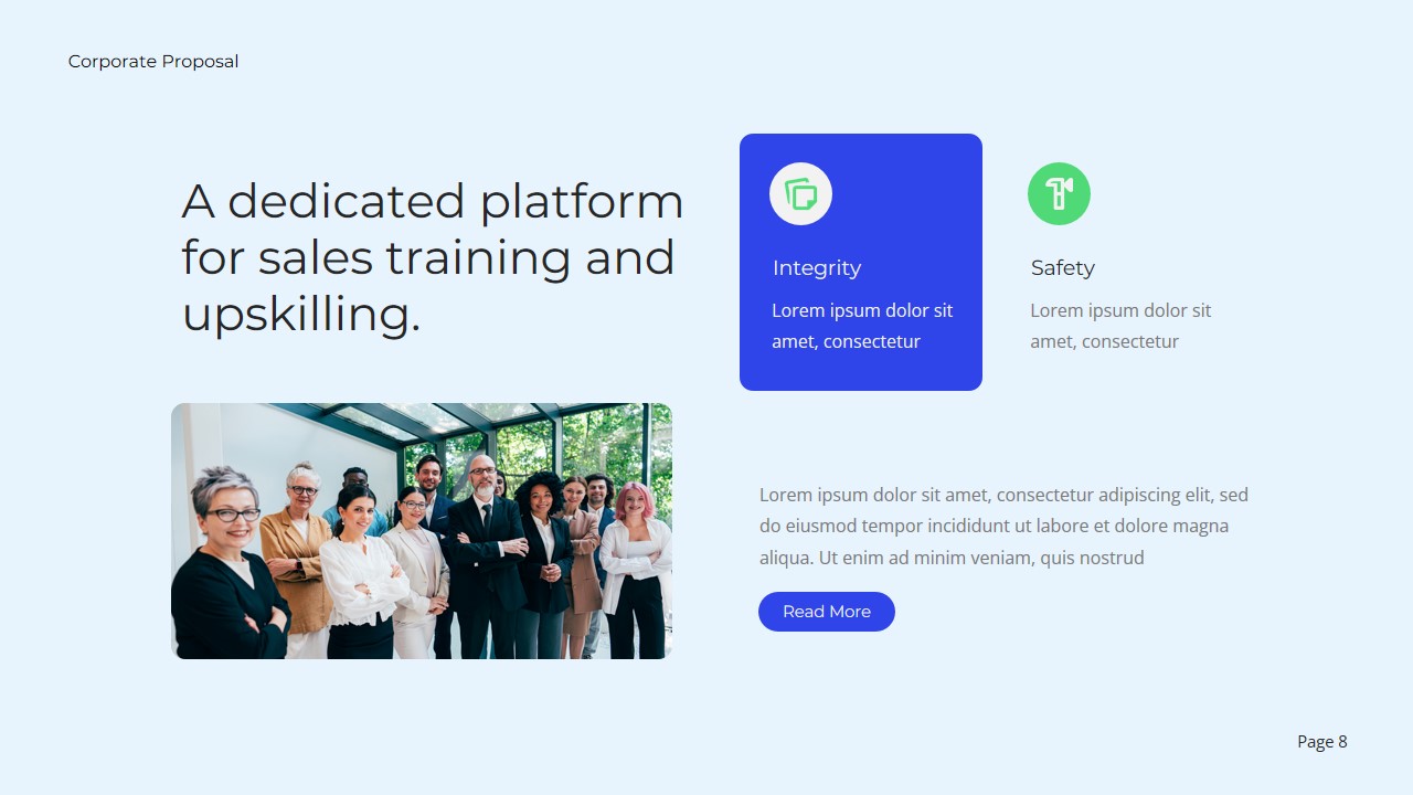 Corporate Proposal PowerPoint Template Presentation Templates