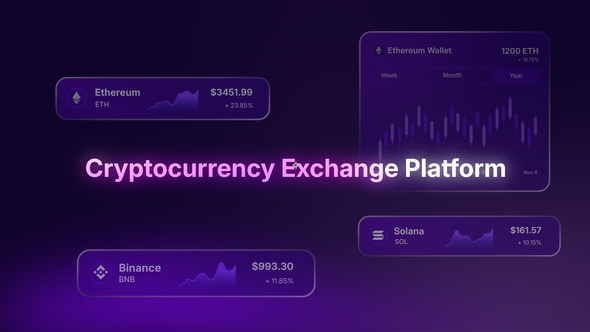 Cryptocurrency Exchange Platform Openers template preview
