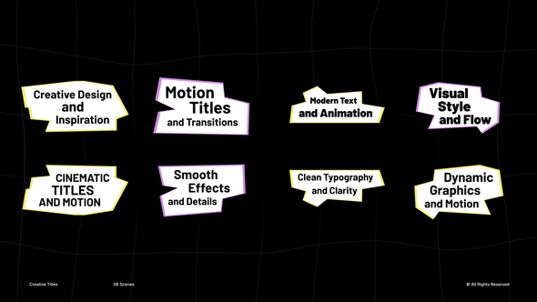 Creative Titles | After Effects Titles template preview
