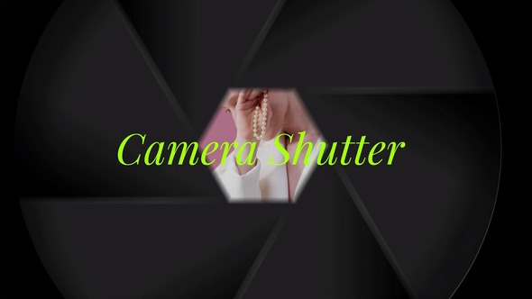Camera Shutter Elements template preview