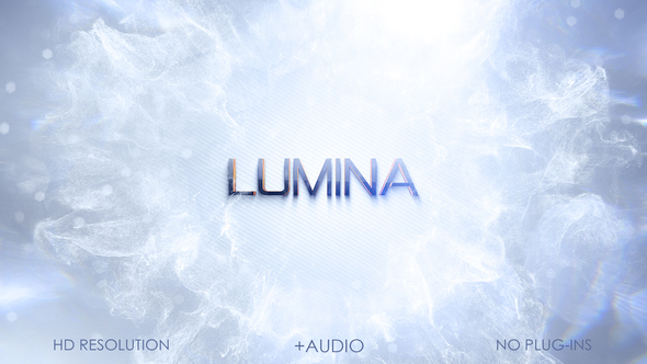 Bright Particle Explosion Intro Logo Stings template preview