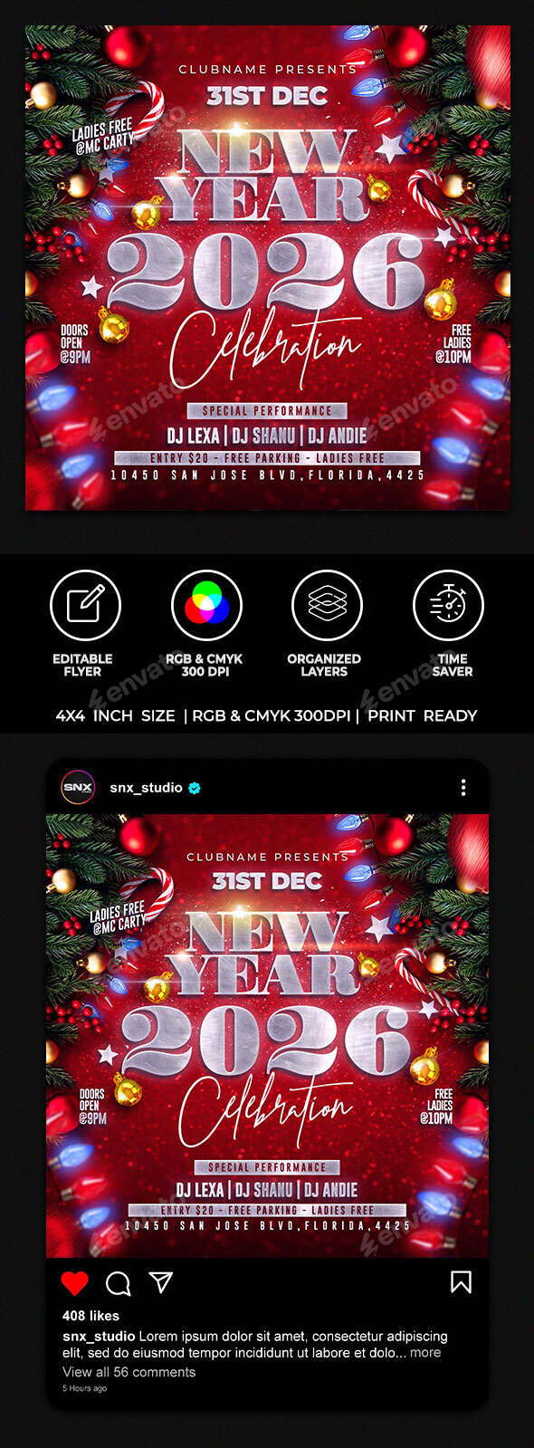 New Year Party Flyer