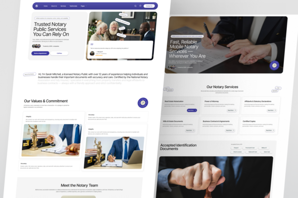 Notario - Notary Public Elementor Template Kit
