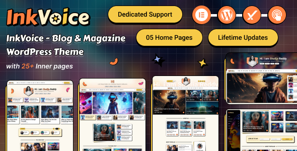 InkVoice – Blog & Magazine WordPress Theme