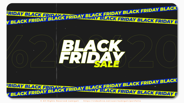 Black Friday Promo Openers template preview