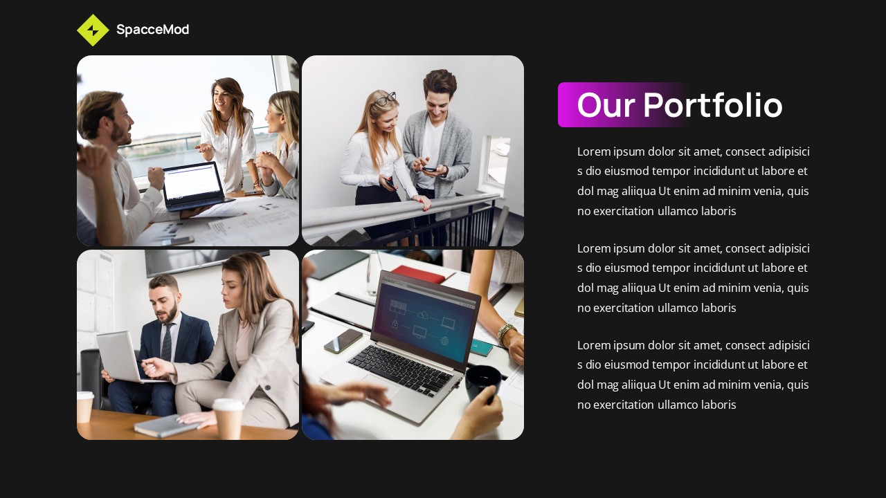 Dark Mode Strategy Business PowerPoint Presentation Template ...
