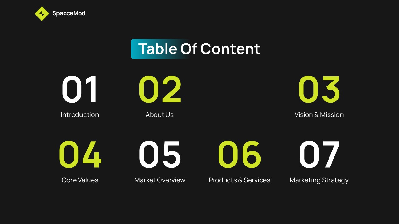 Dark Mode Strategy Business PowerPoint Presentation Template ...