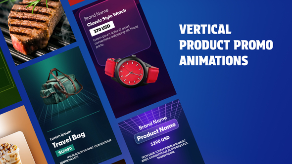 Vertical Product Promo Animation for Instagram Stories Product Promo template preview
