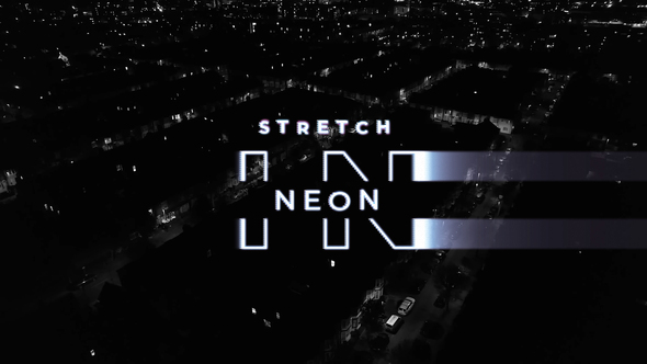 Vibrant Distortion Typography Titles template preview