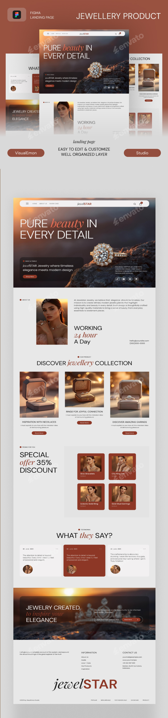 Jewellery Product Landing Page