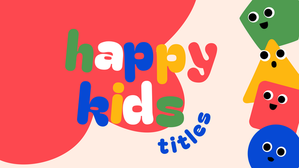 Happy Kids Titles Titles template preview