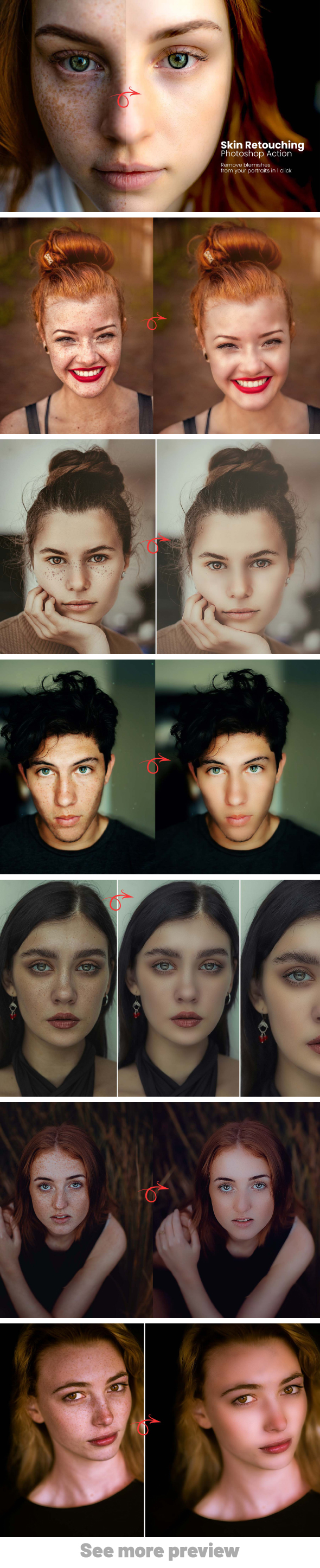 Skin Retouching Photoshop Action