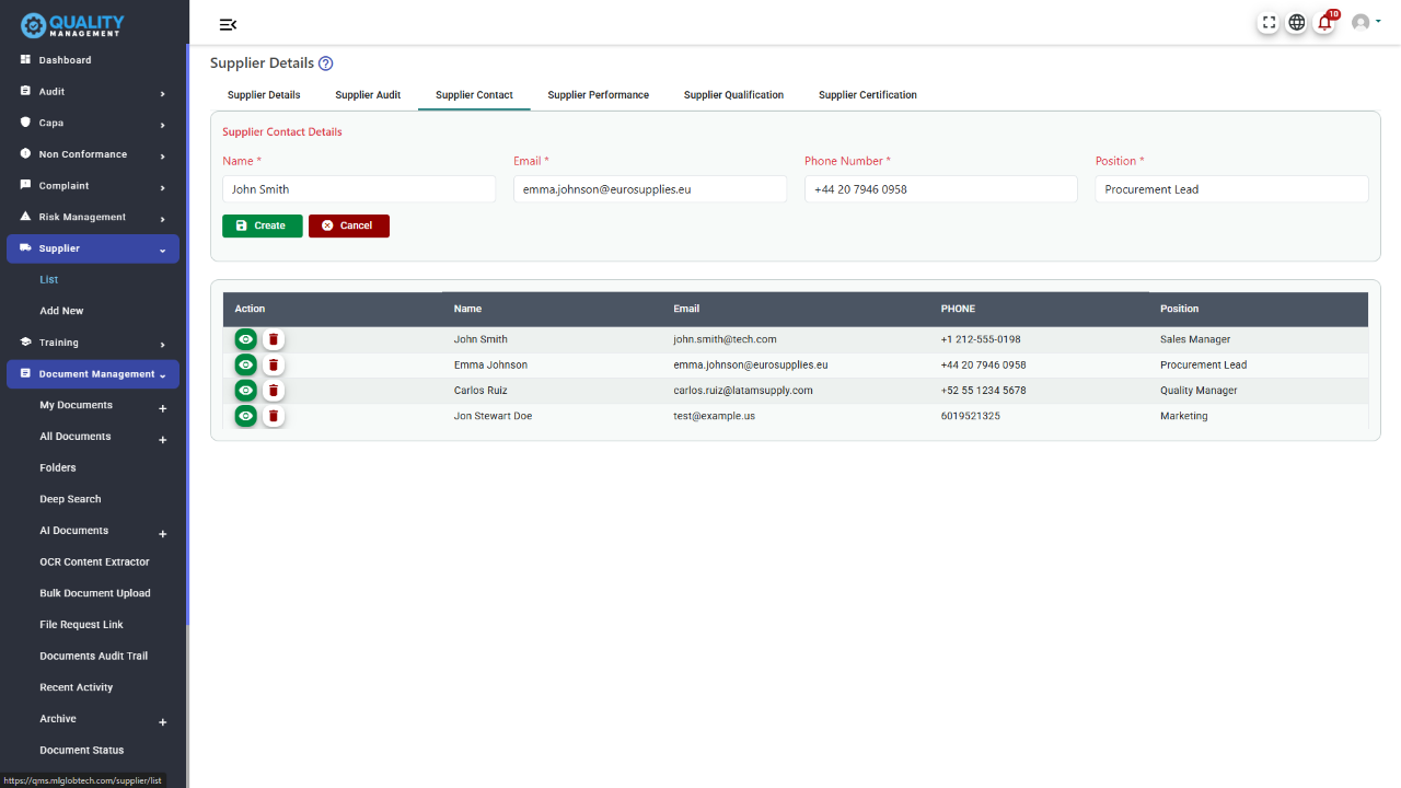 ISO Audit & CAPA Management System — Document Control, Risk, Compliance ...