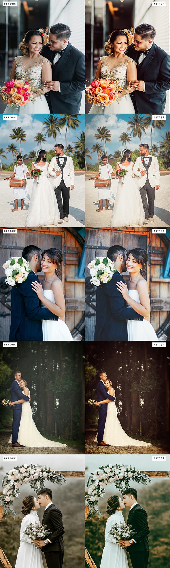 Classic Wedding Lightroom Presets