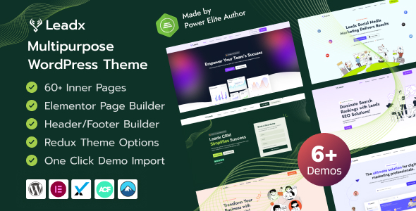 Leadx – Multipurpose Marketing & Business WordPress Theme