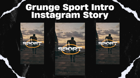 Sport Intro Stories/Reels Openers template preview