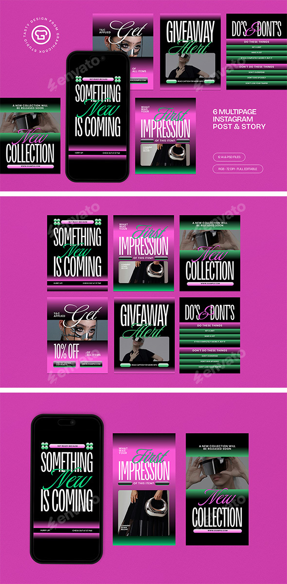 Fashion Instagram Set