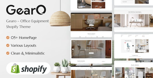 Gearo – Office Equipment Shopify Theme