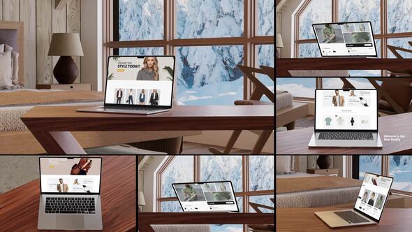 Laptop Mockups Product Promo template preview