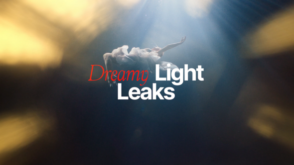 Dreamy Light Leaks Elements template preview