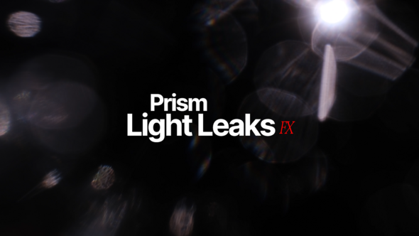 Prism Light Leaks FX Elements template preview