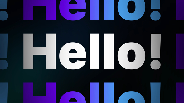 Smooth Text Animation  AE Titles template preview