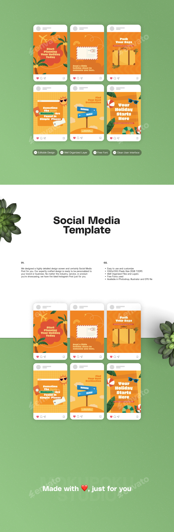 Holiday Summer - Instagram Post