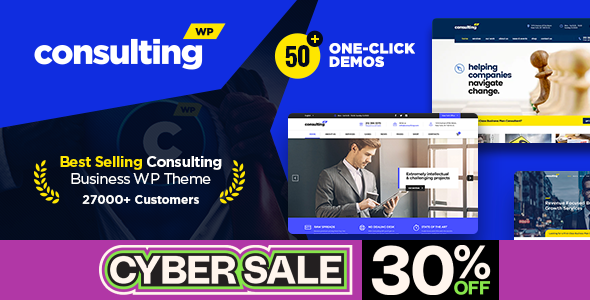 Consulting - Business, Finance WordPress Theme
